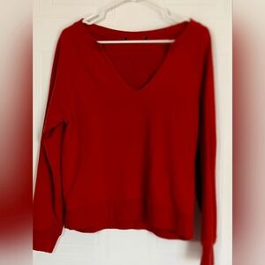 Deep v-line neck cozy sweater - Forever 21